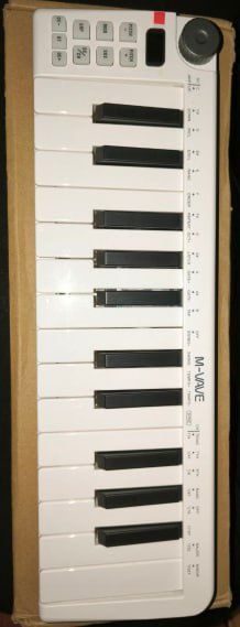 Портативная беспроводная mini MIDI клавиатура M-vave SMK-25 Bluetooth