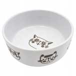 zabawna ceramiczna miska dla kota śr.12cm / 300ml.