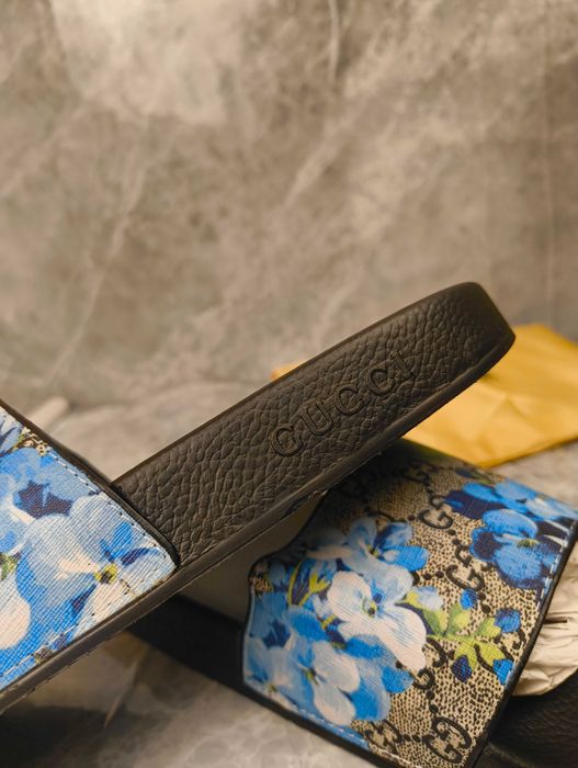 Chinelos Gucci Pretos