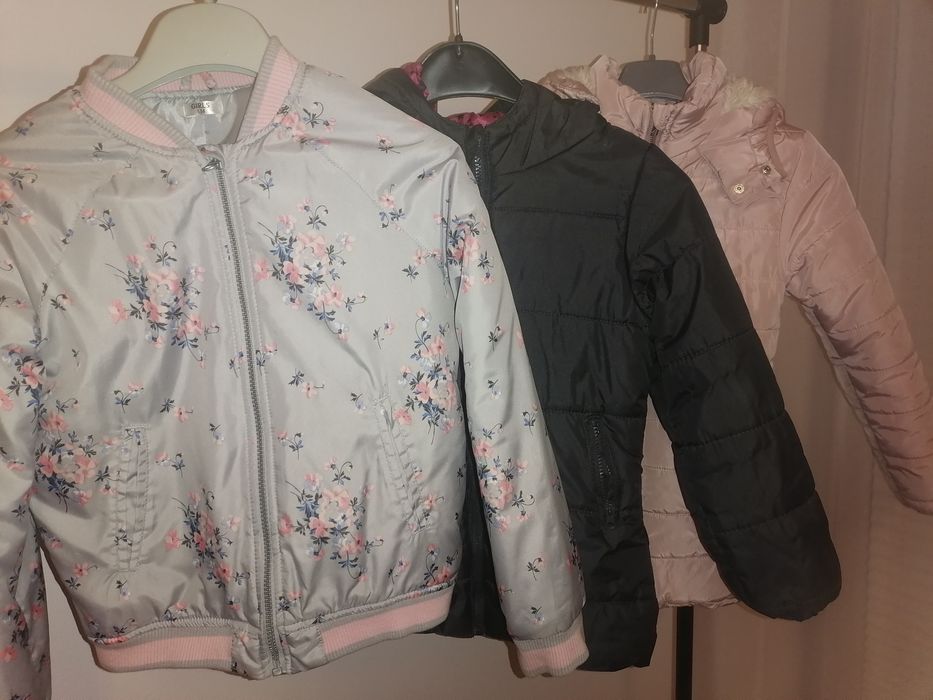 3 w cenie 1 - zestaw 3szt kurtek rozm 128/134