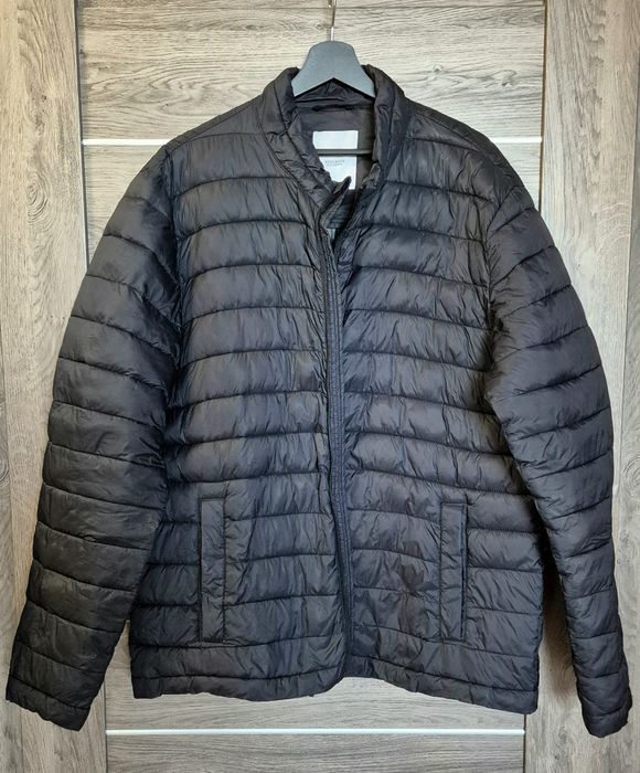 Kurtka męska Reserved XXL 56 wiatrówka czarna lekka jesienna pikowana