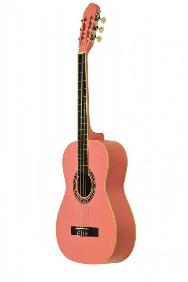 Gitara klasyczna Prima CG-1 3/4 Pink + 3 kostki gitarowe gratis