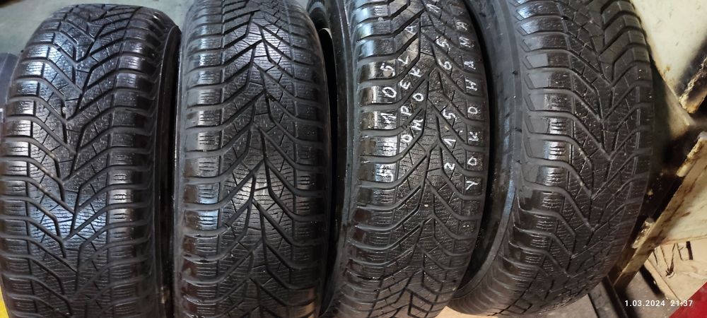 Felgi stal oryg Opel 5x110 z oponami zima Yokohama 215/65 R16, 4szt