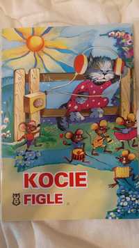 Kocie figle bajeczka z kolorowanką kotki opowiadanie kolorowanka