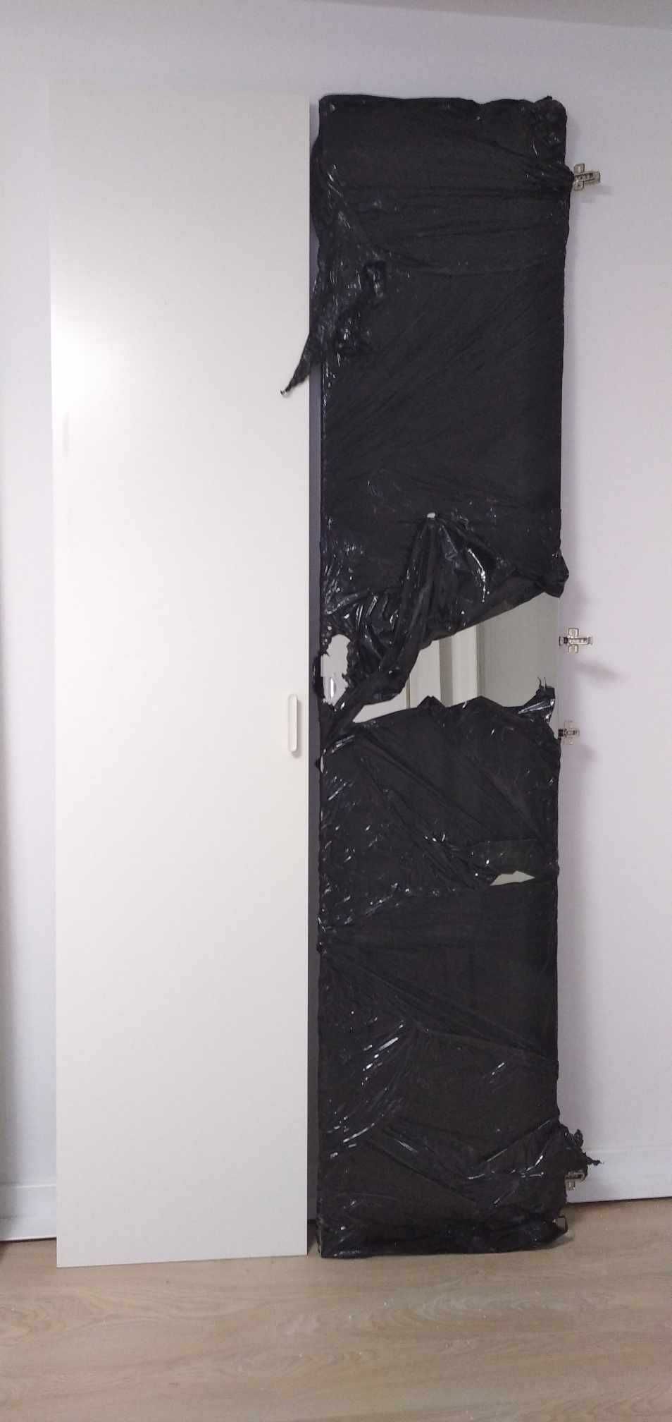 Drzwi do szafy Pax Ikea 50x229 białe mat wysokie