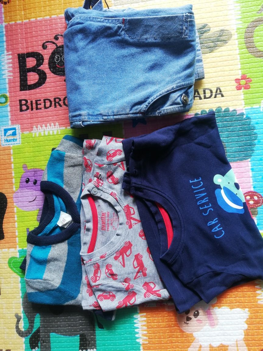 Zestaw chłopiec r92 H&m lupilu