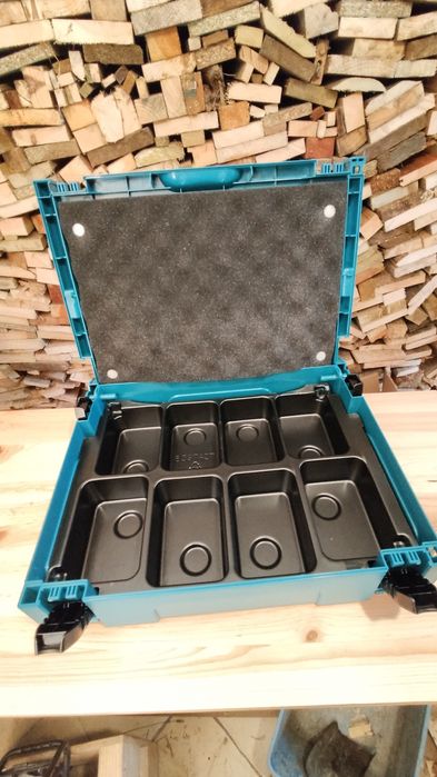 Makita, skrzynka na baterie 18v, Nowa walizka Makpac typ 1