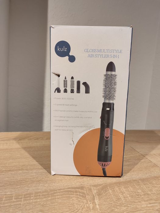 Kulz Мультистайлер 5 в 1 Hot Air Styler Фен Стайлер для завивання та в