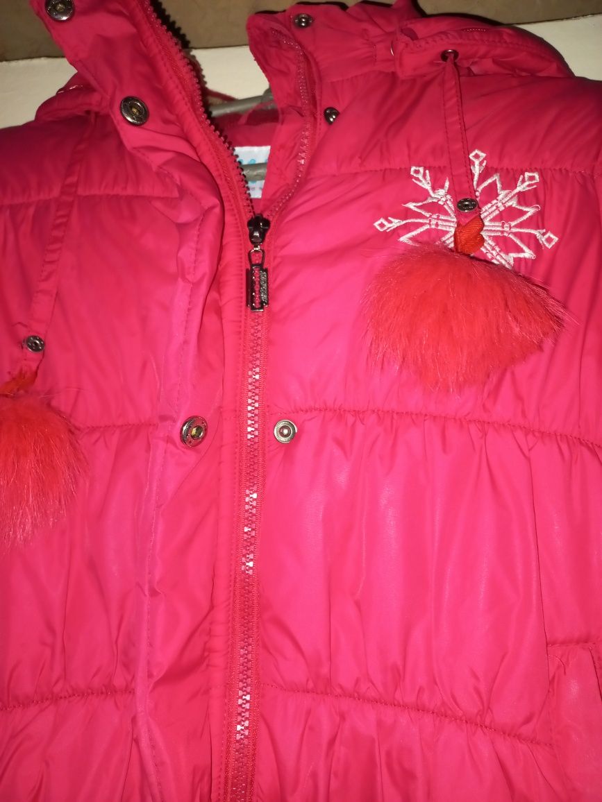 Зимова куртка для дівчинки 7-9 років 134 см