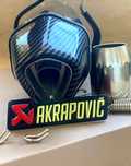 Акрапович Йошимура Система вихлопу прямоток на мопед мотоцикл