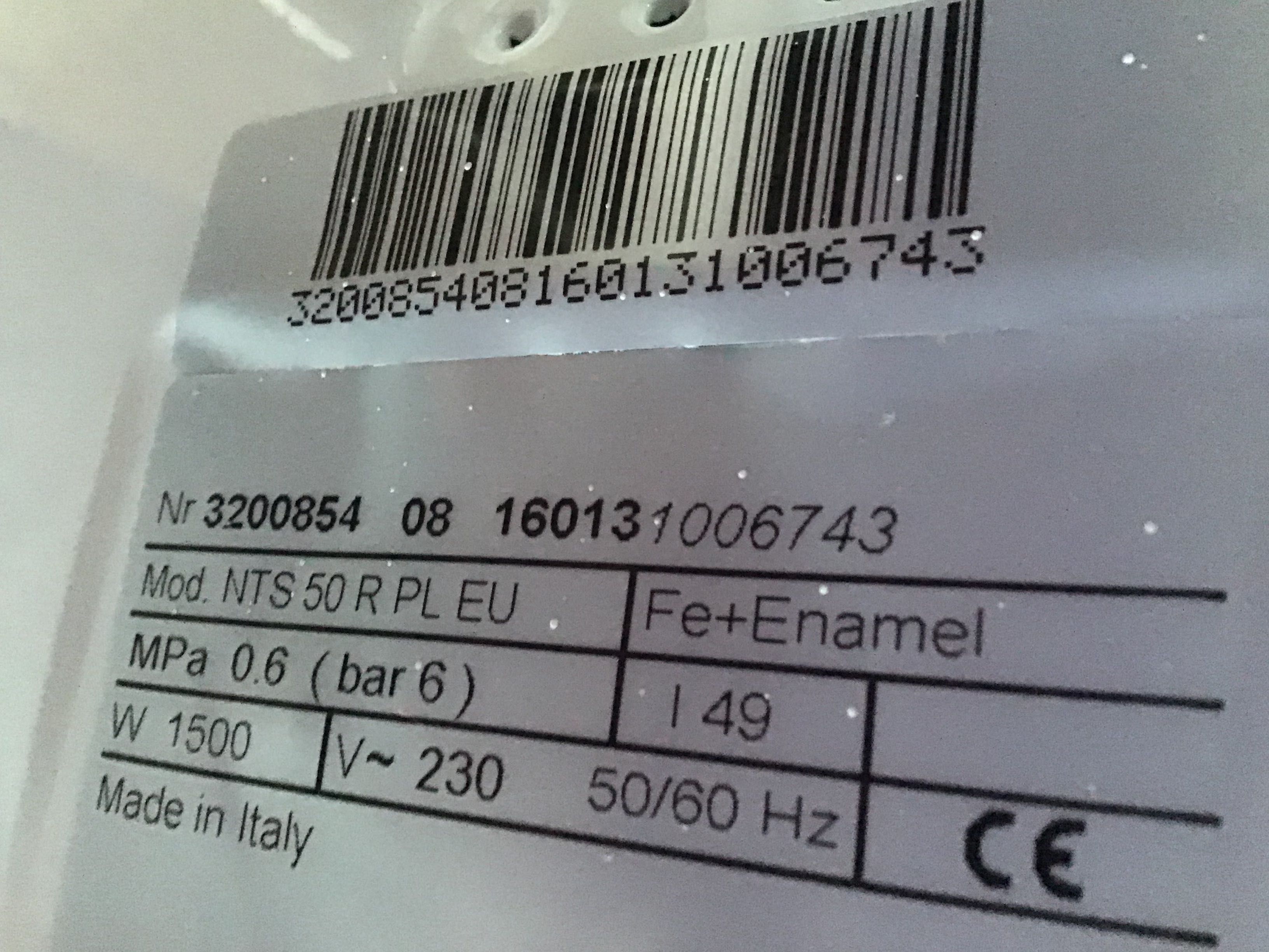 Boiler akumulacyjny NTS50 R PL