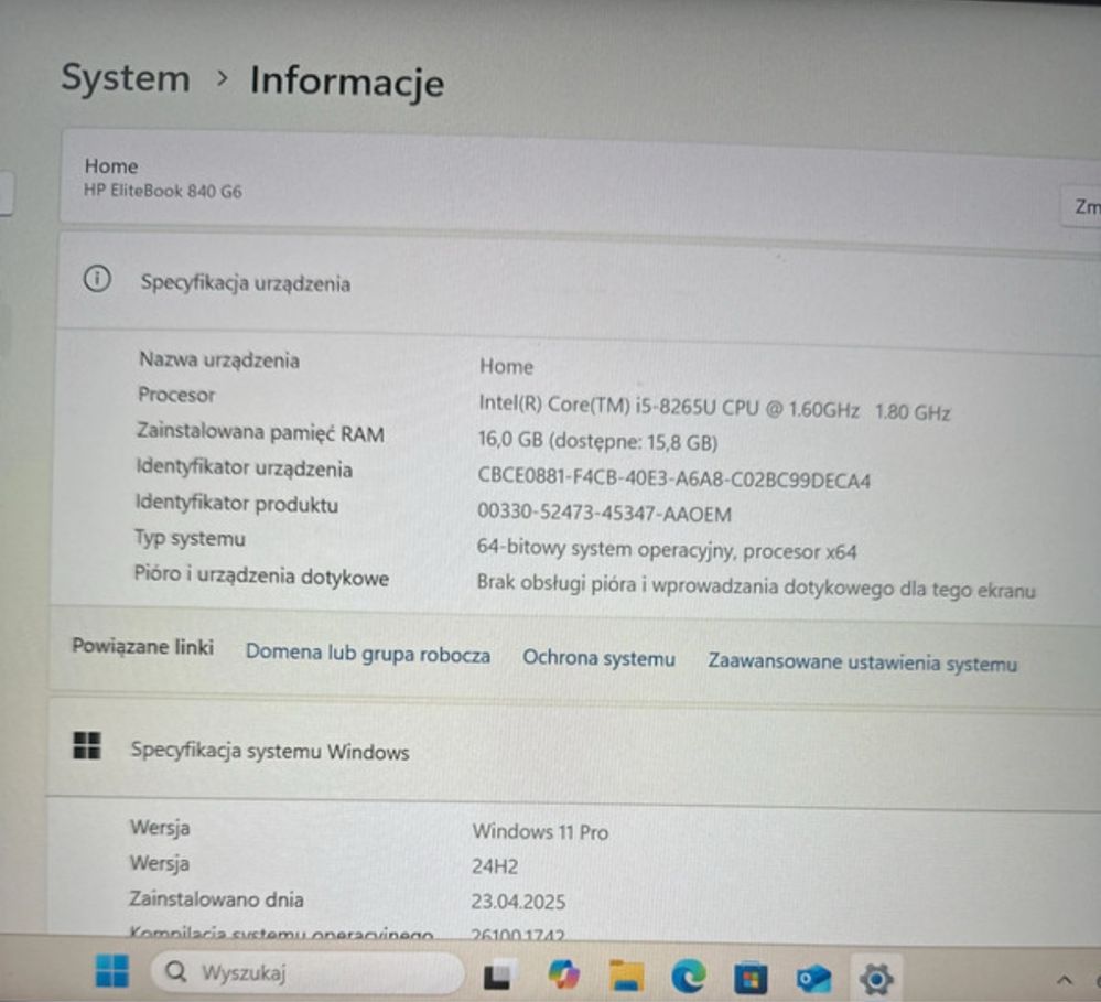 Hp EliteBook 840 G6