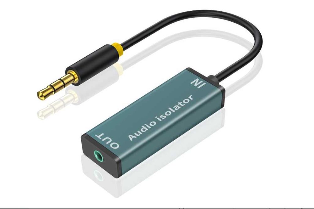 Izolator szumów Duttek Audio z pętlą uziemienia 3,5 mm