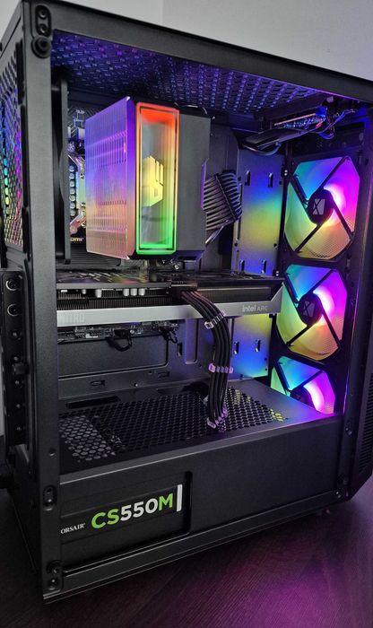 i5 12400F, Intel ARC B570 10GB, 32GB RAM, SSD+HDD - komputer GAMINGOWY