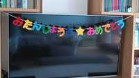 Japońska ozdoba, napis na party 'Wszystkiego dobrego na urodziny'