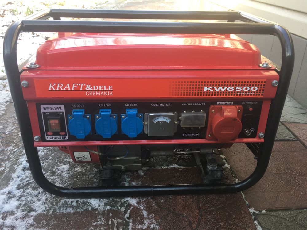 Продам бензиновий генератор KRAFT & Dele KW-6500(KD-100)