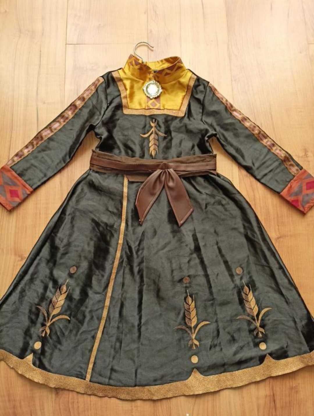 Sukienka- kostium karnawałowy dla dzieci księżniczka Anna sukienka