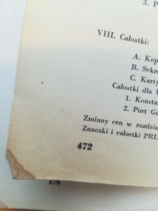 Sprzedam Katalog znaczków polskich z 1974r