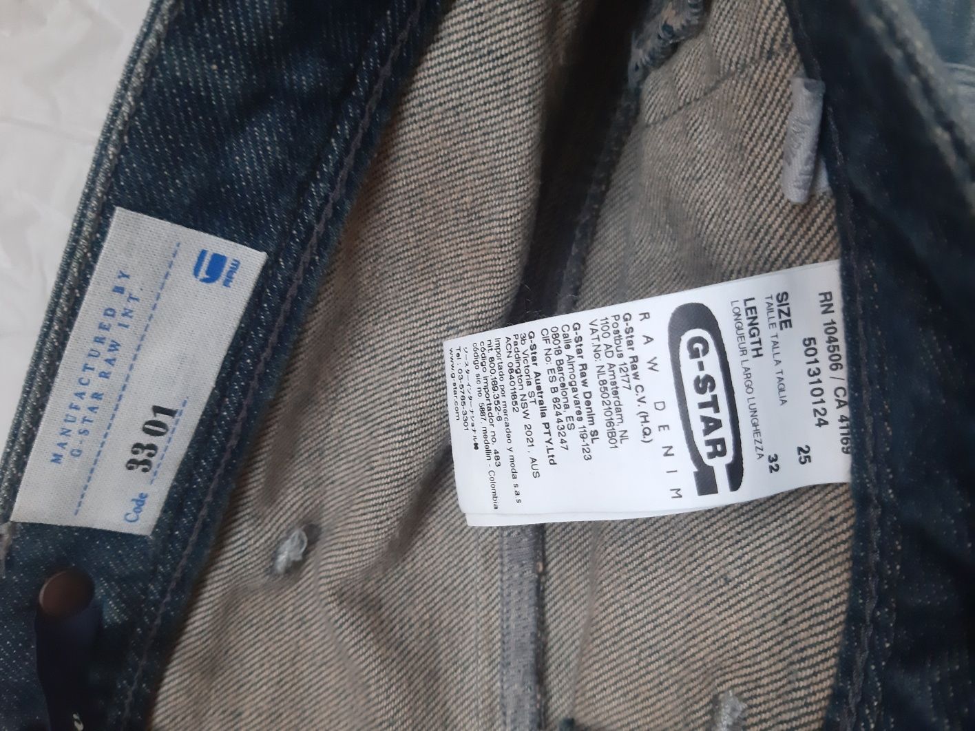 Джинсы G-Star RAW  оригинал р.26