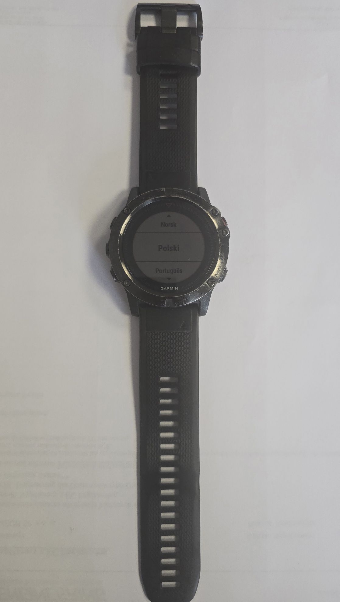Garmin Fenix 5X Sapphire Edition 51mm, stan b.dobry, 6 pasków