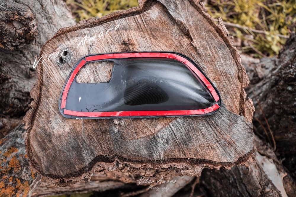 4 Capas para Maçaneta de Porta em Look Carbono Glossy(BMW F30, F32)|NO