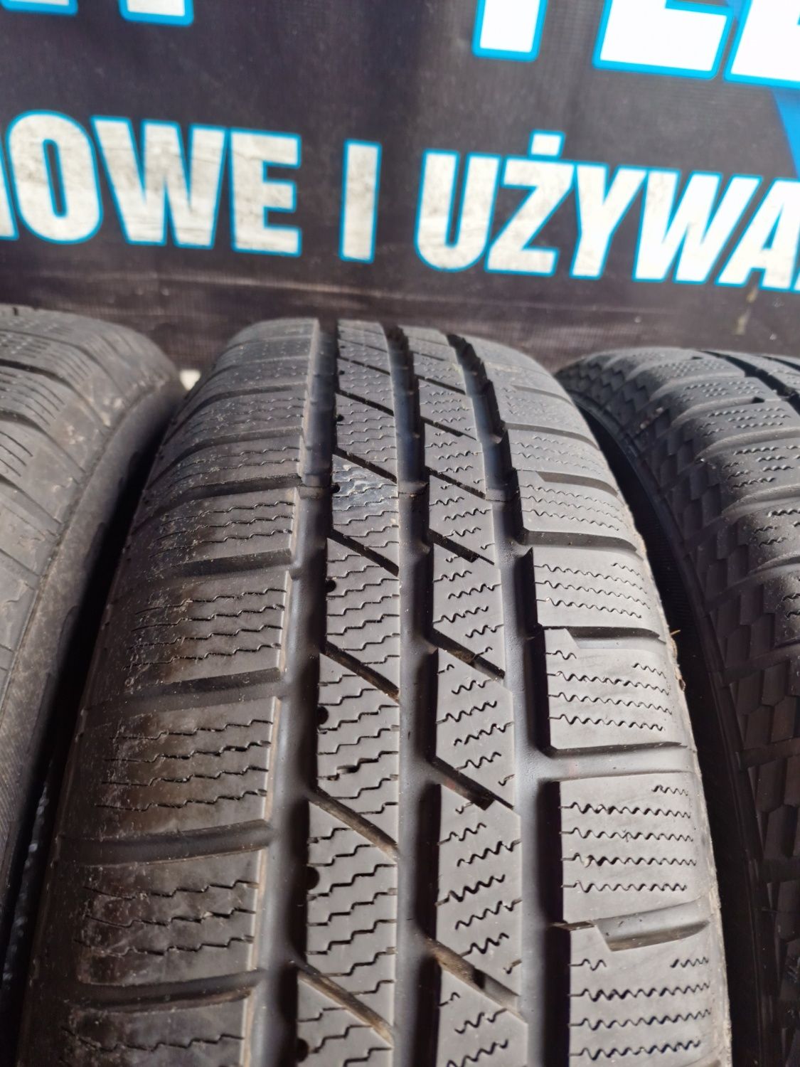 Opony zimowe 195/70/16 Continental Komplet jak Nowe 9mm!!