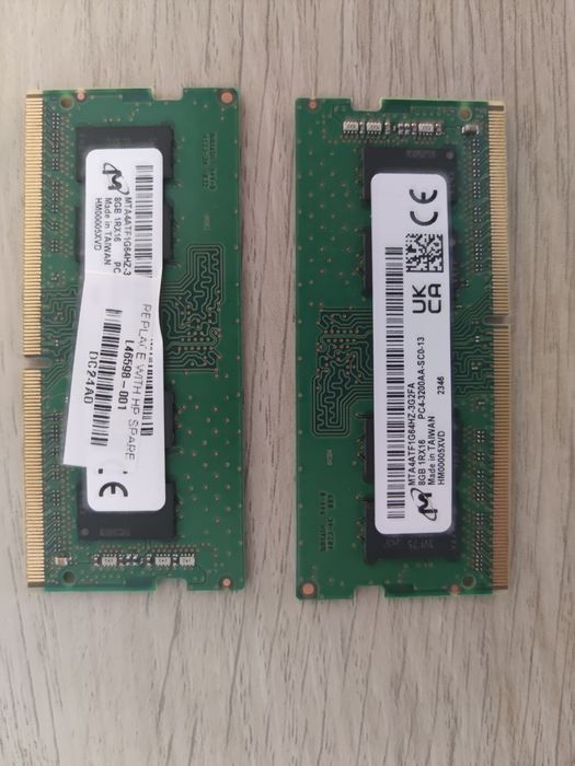 Memoria RAM DDR4 3200 MHz SO-DIMM 2x8Gb (laptop)