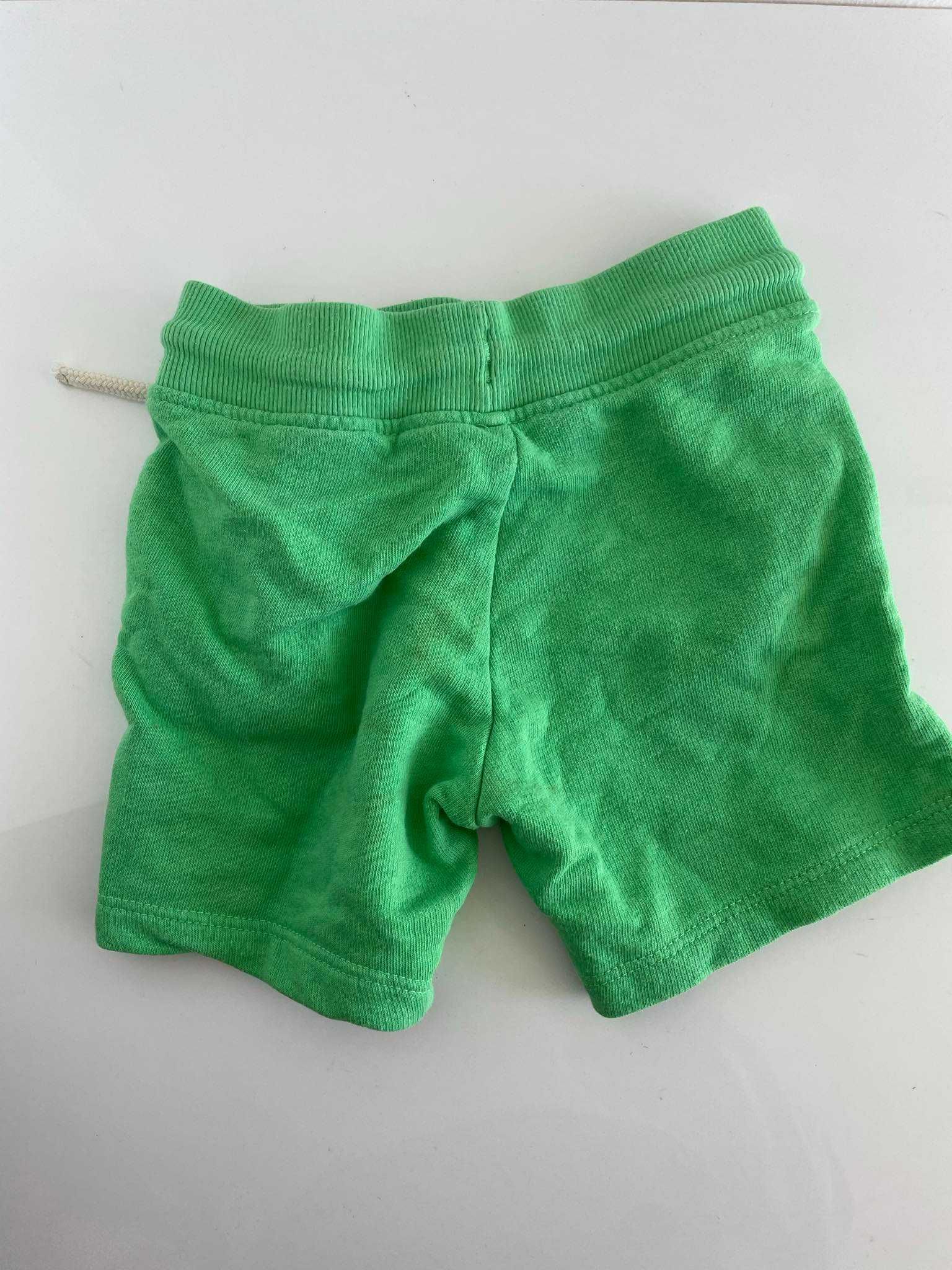 H&M 98 . 2 - 3 spodenki szorty dresowe zielone