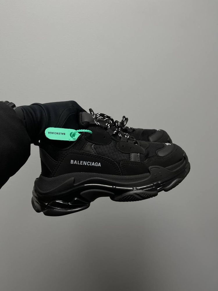 Trampki Balenciaga Triple S Clear Sole Black