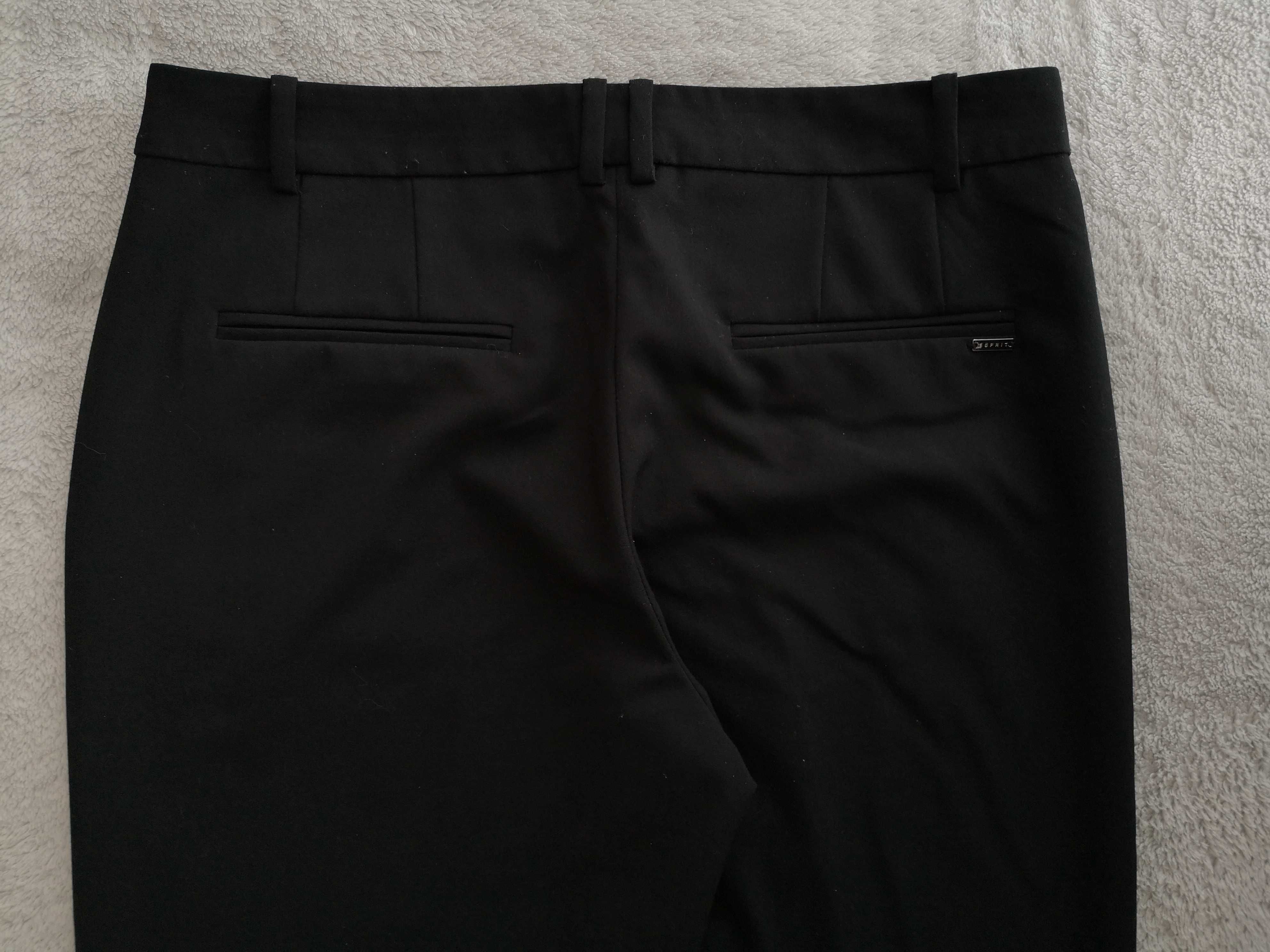 Czarne eleganckie spodnie w kant Esprit 34 - 36 jak nowe
