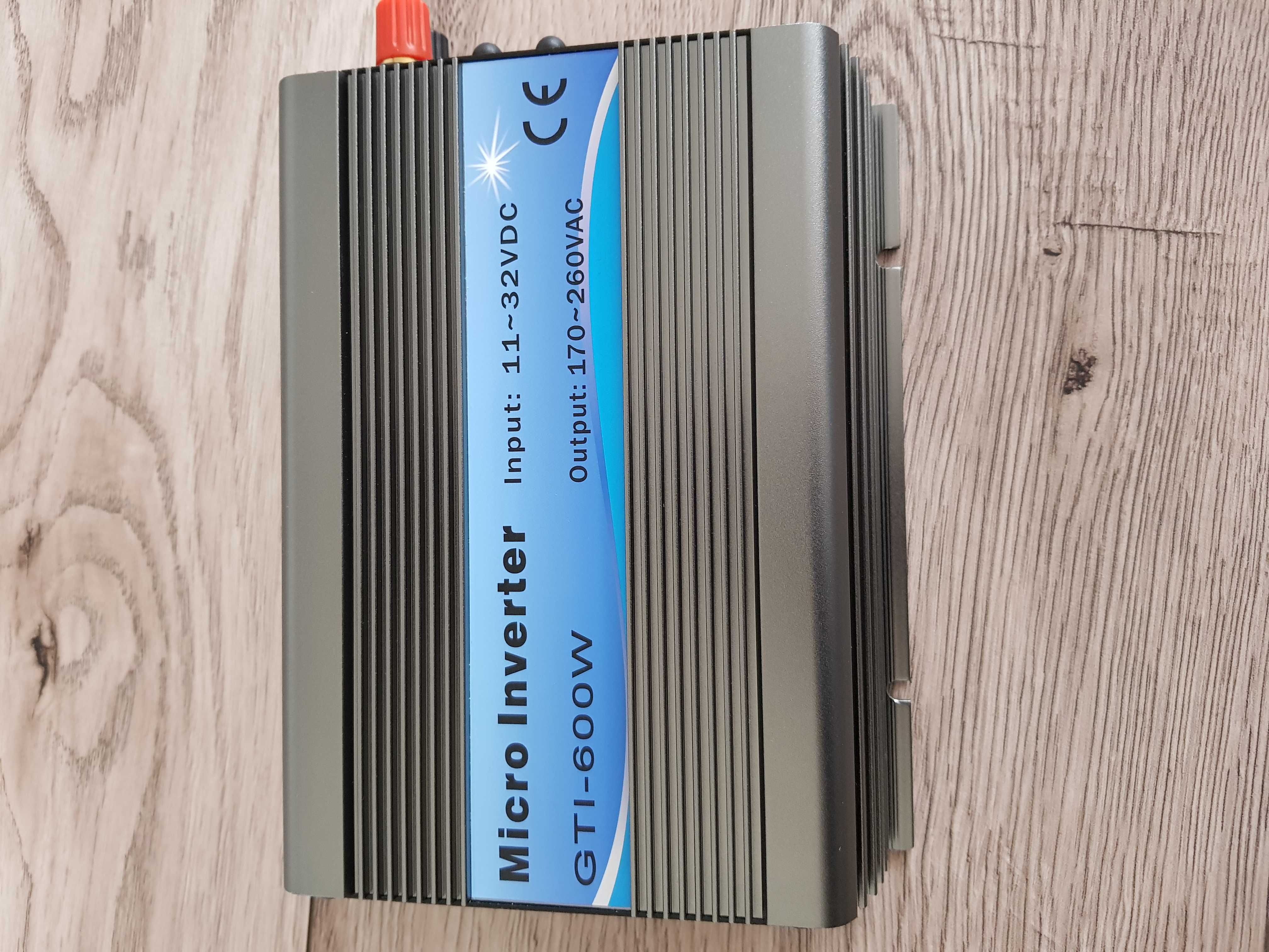 Micro inwerter falownik sieciowy 600 W MPPT /230V+ miernik energii.
