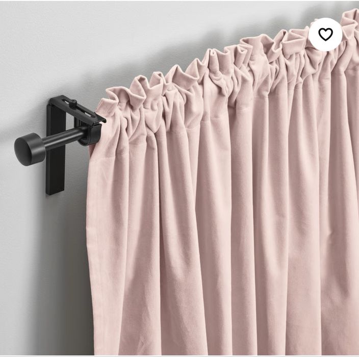 Aksamitne zaslony z bawelny Sanela Ikea 140x300