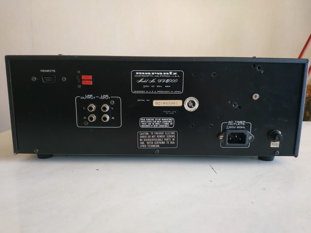 Дека "Marantz SD 6000"