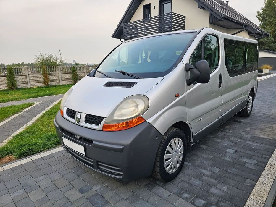 Renault Trafic Stan BDB 1,9 100km Długi 9-osobowy Klimatyzacja!!!
