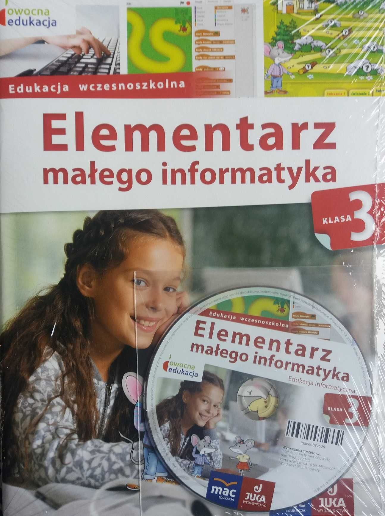 Elementarz małego informatyka + CD klasa 3 SP