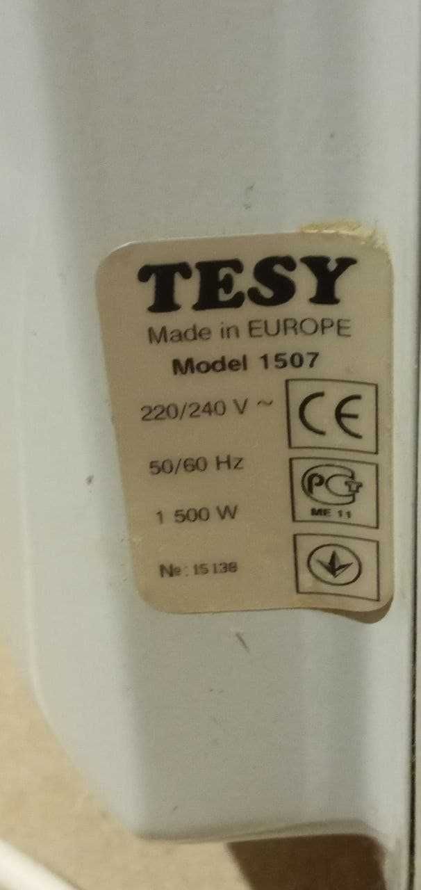 Масляный обогреватель-батарея TESY 1507 (Болгария)