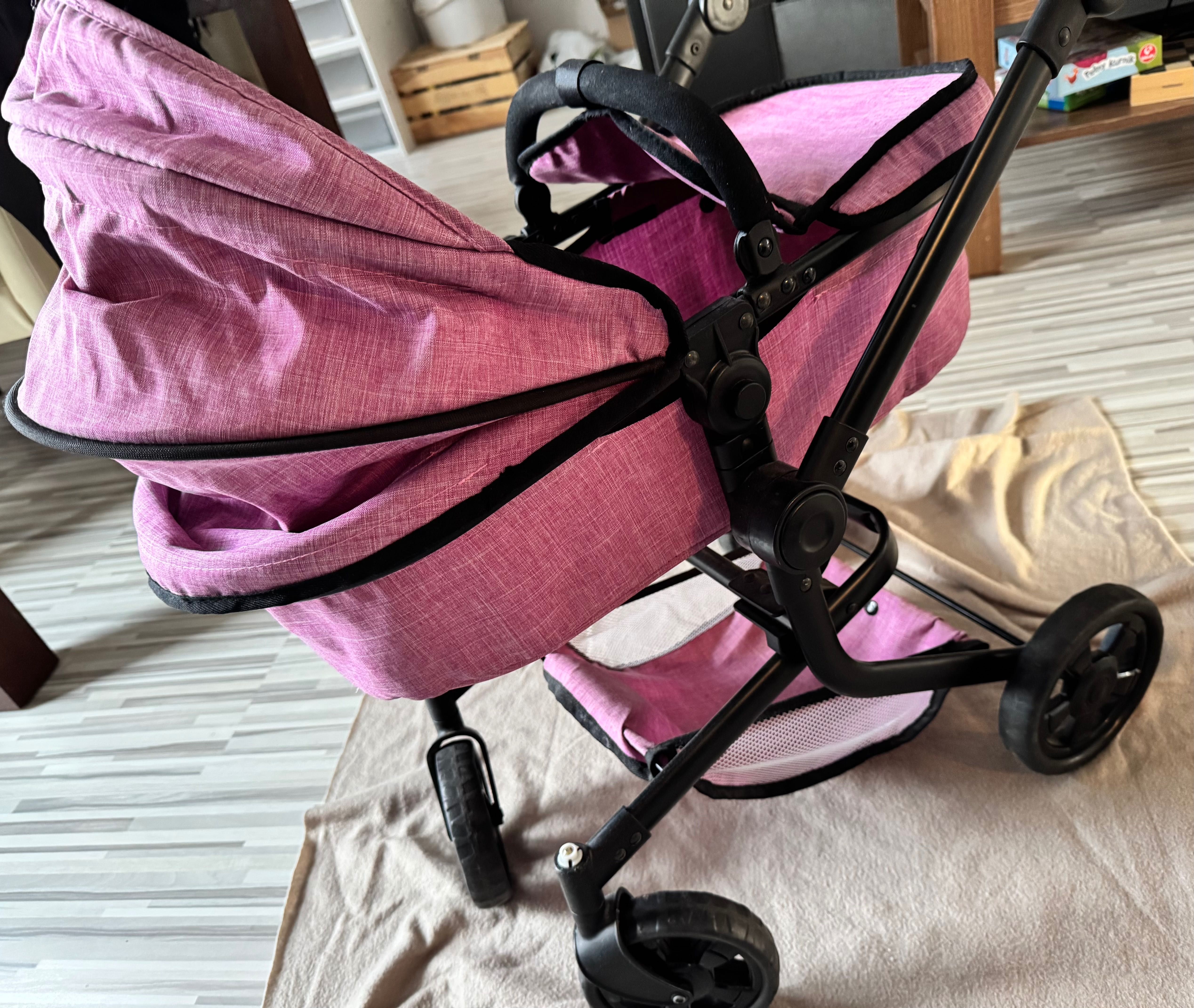Lalka Baby Born akcesoria łóżeczko wózek