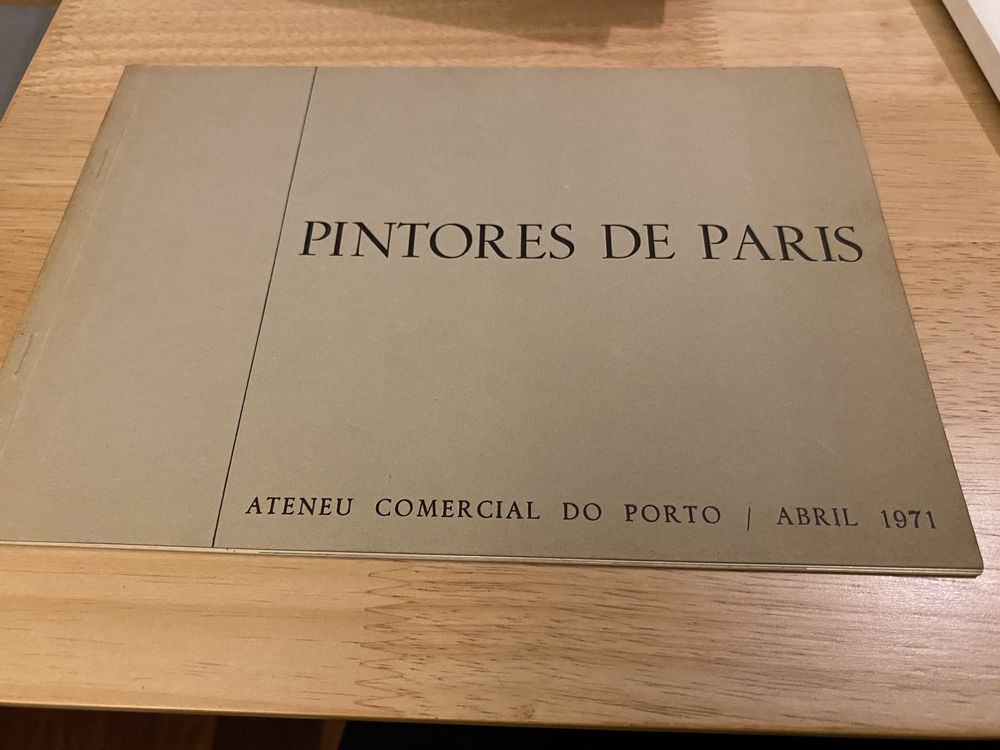 Catálogo de exposição de Pintores de Paris 1971