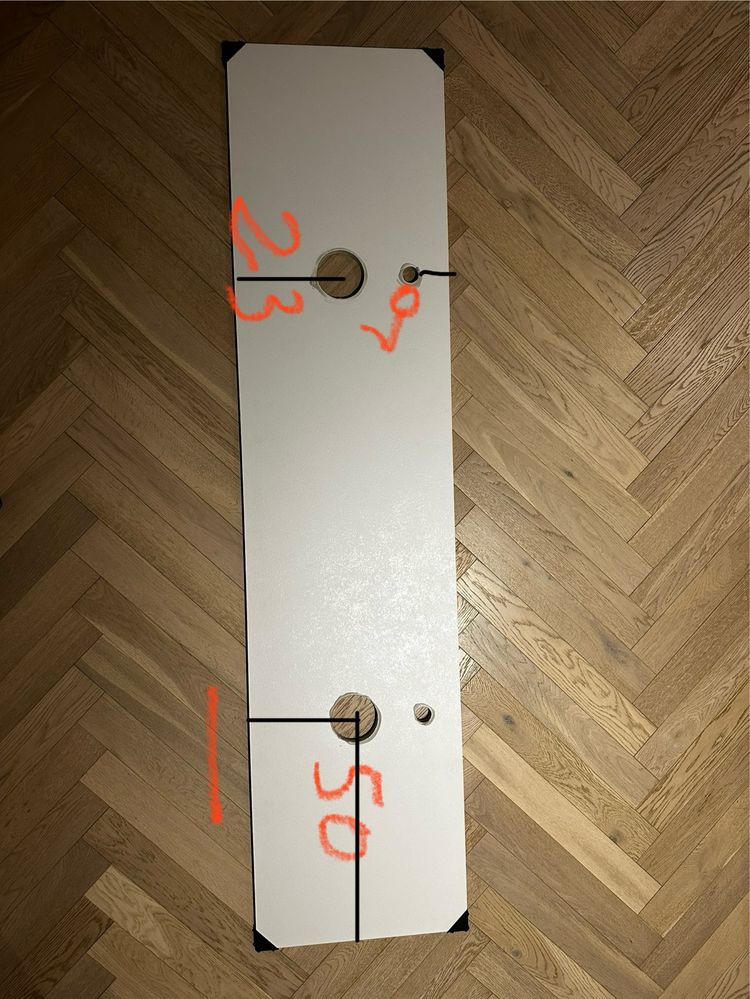 Blat lazienkowy 200 x 48 cm