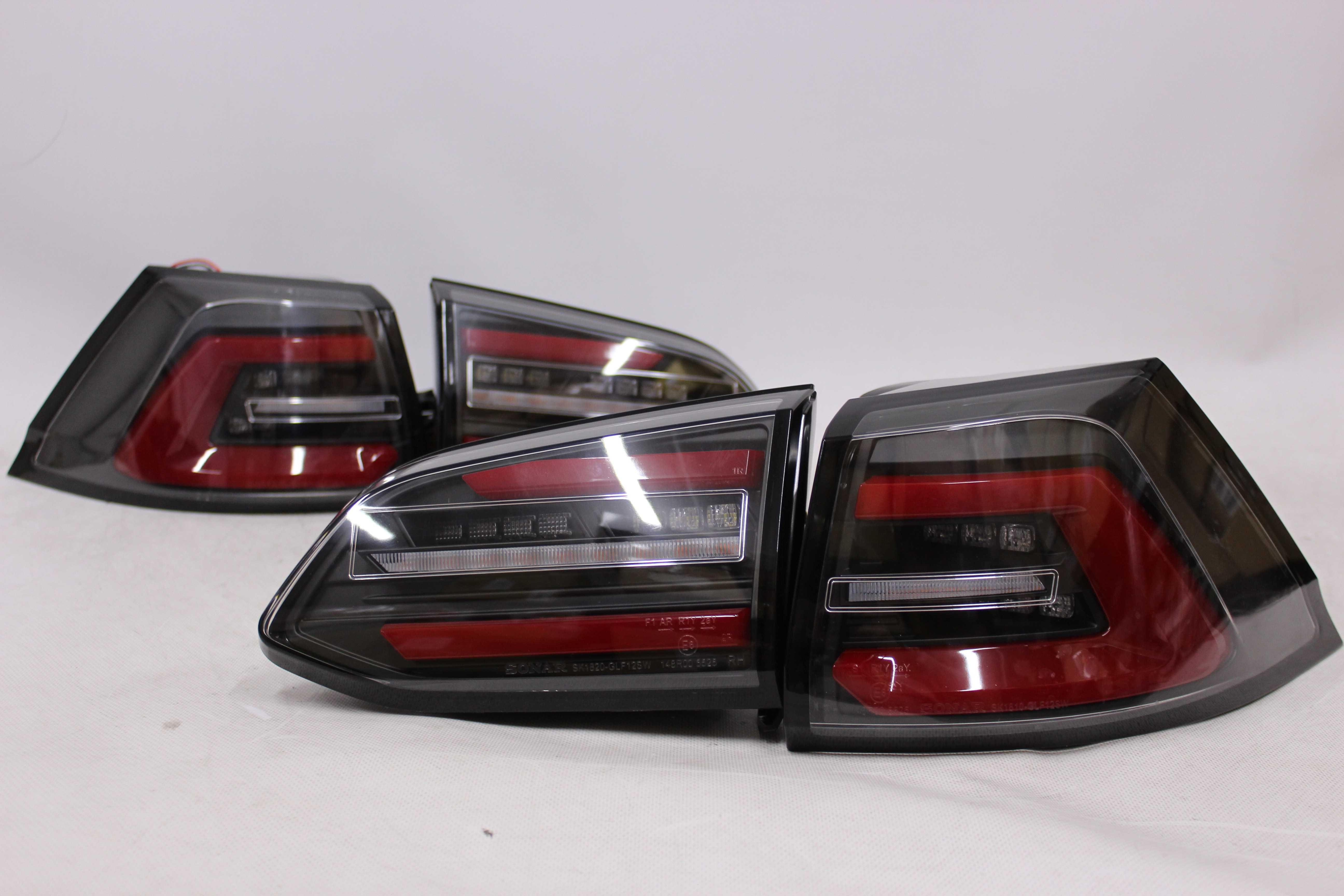 Lampy tył tylne VW GOLF VII 7 13-17 SW KOMBI Dynamic FULL LED BAR NEON