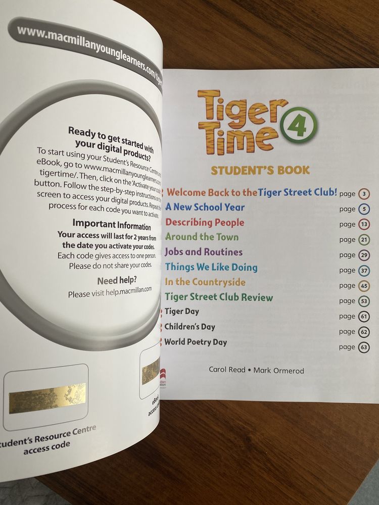 Tiger Time 4 - Student’s Book with eBook