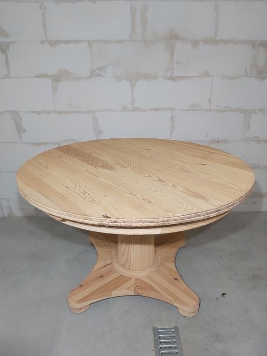 Stół okrągły 120cm drewniany