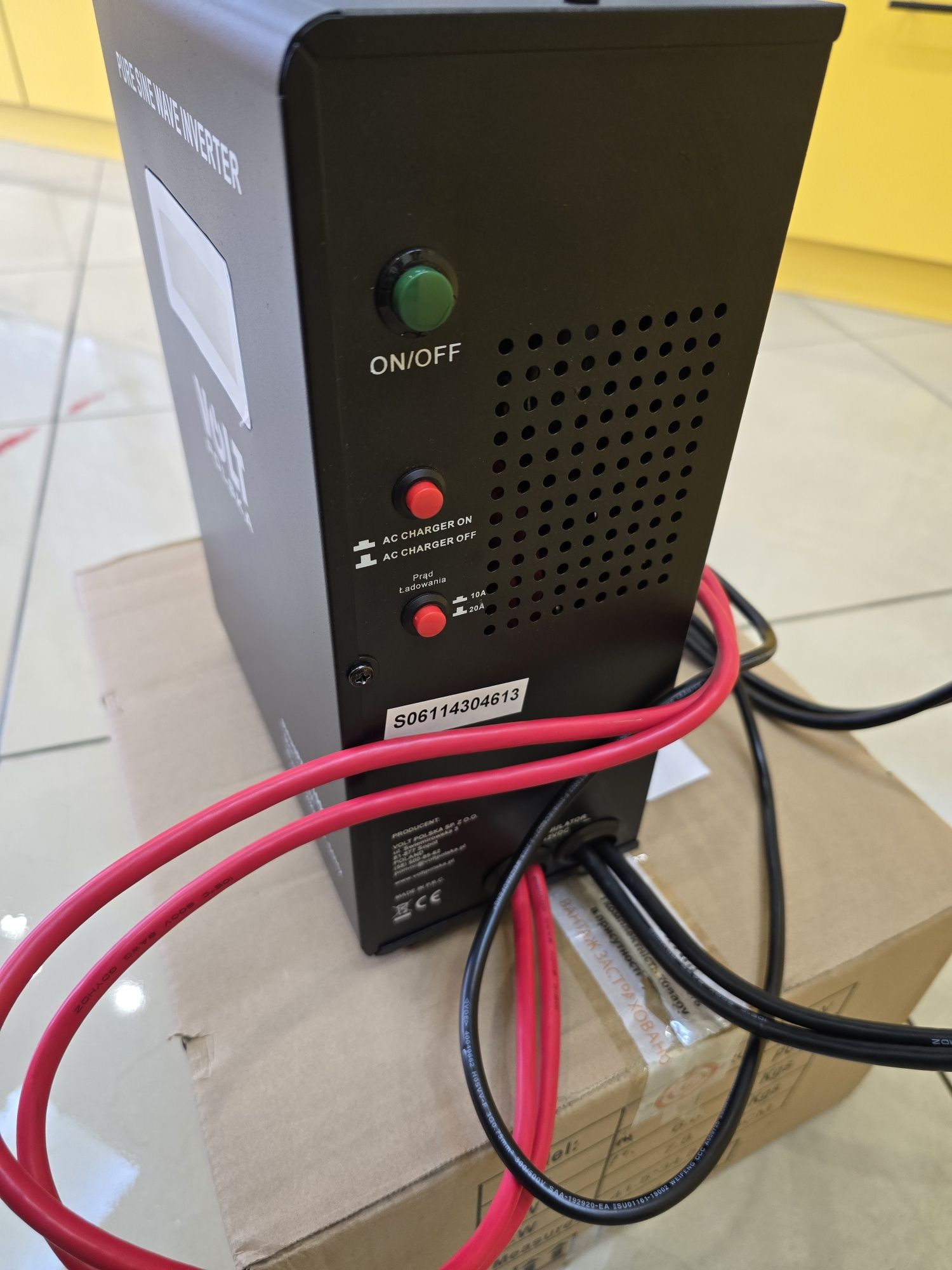 Volt Polska Sinus PRO 1000W 12V ДБЖ Інвертор безперебійник