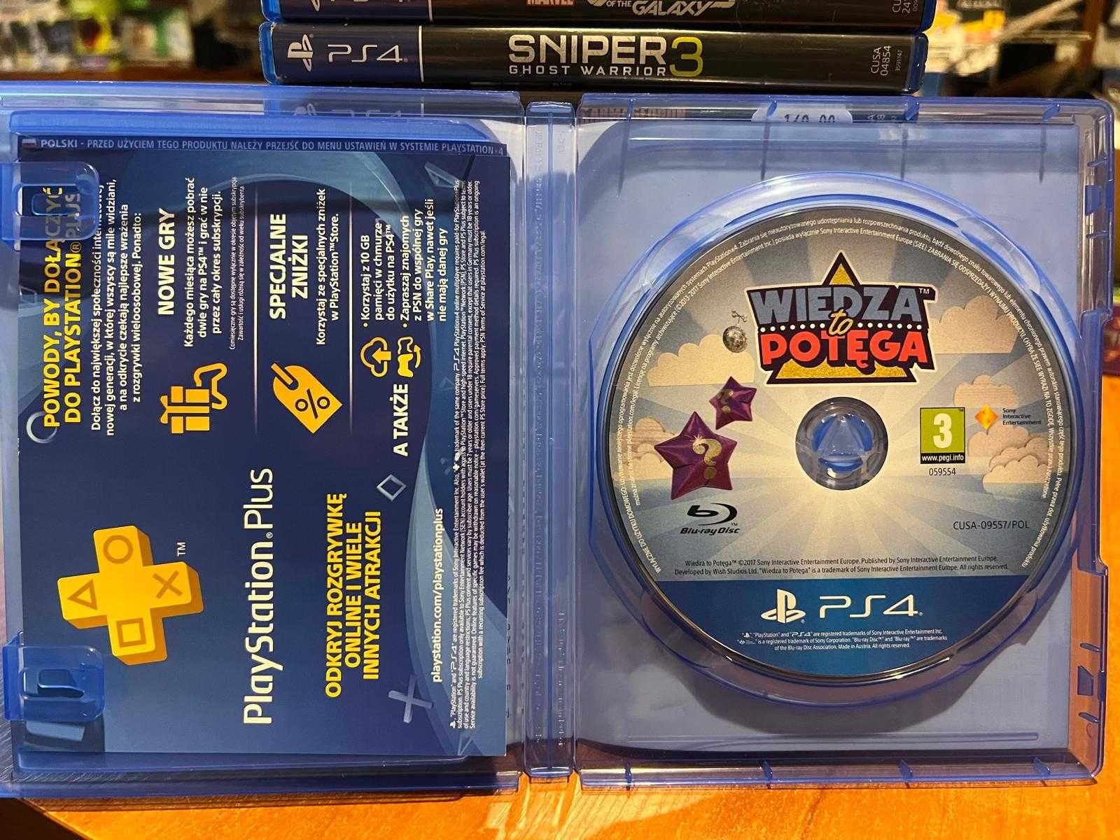 Gra WIEDZA TO POTĘGA PL PS4 / Poznań / Sklep z wymianą gier /