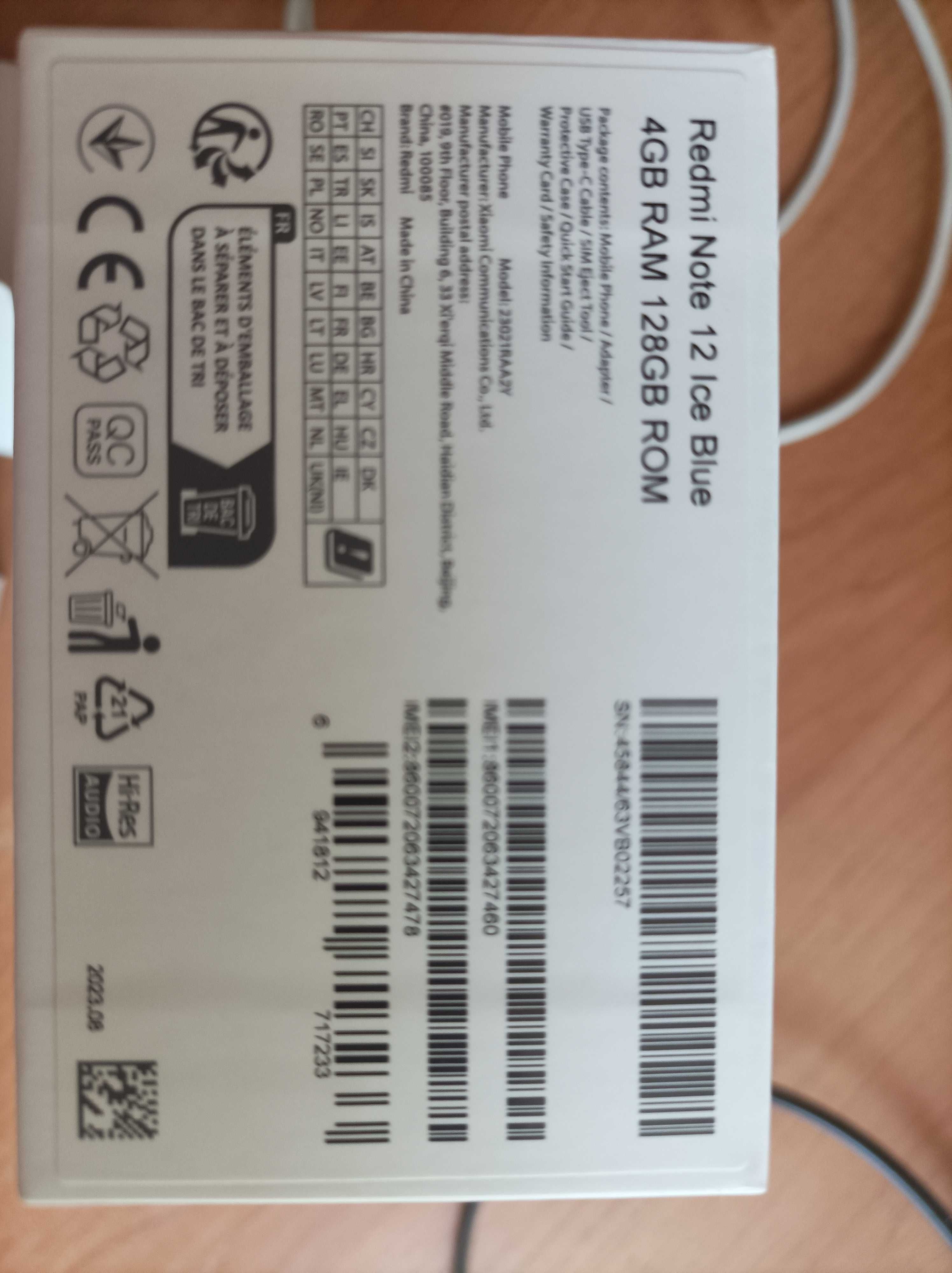 Xiaomi redmi note 12
