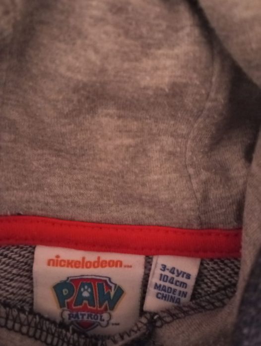 Camisola Sweatshirt Paw Patrol 3 Anos
