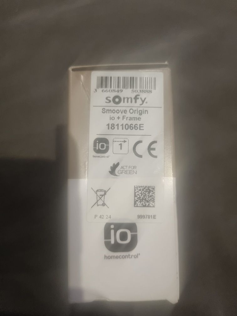 Pilot Somfy Smoove Origin io+ Frame