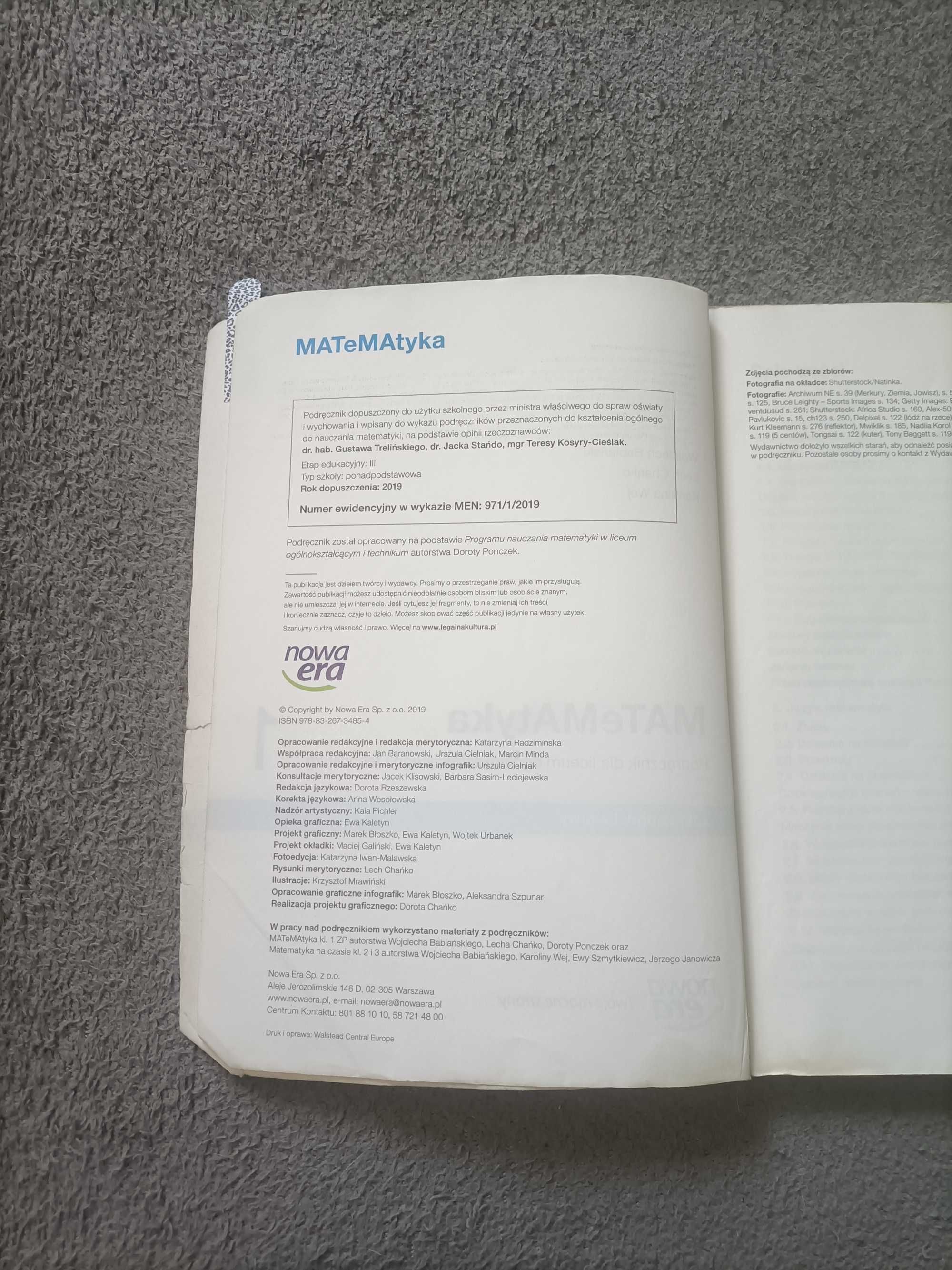 Podręcznik Matematyka 1