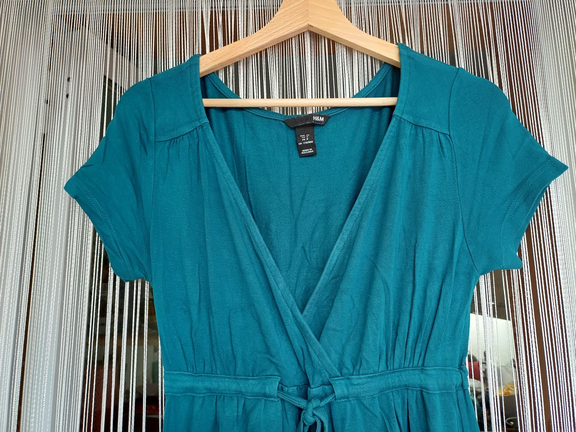 Vestido azul turquesa da H&M (38/M)