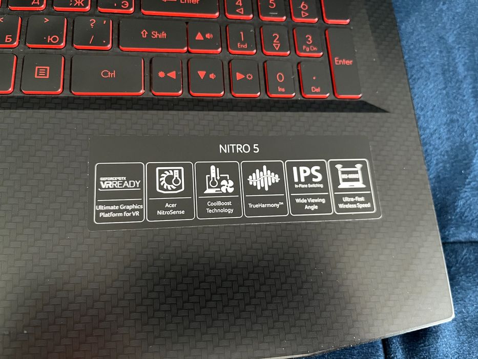 Laptop ACER Nitro 5 AN515-52, i7-8750H, GTX1060, RAM 16GB, 4TB